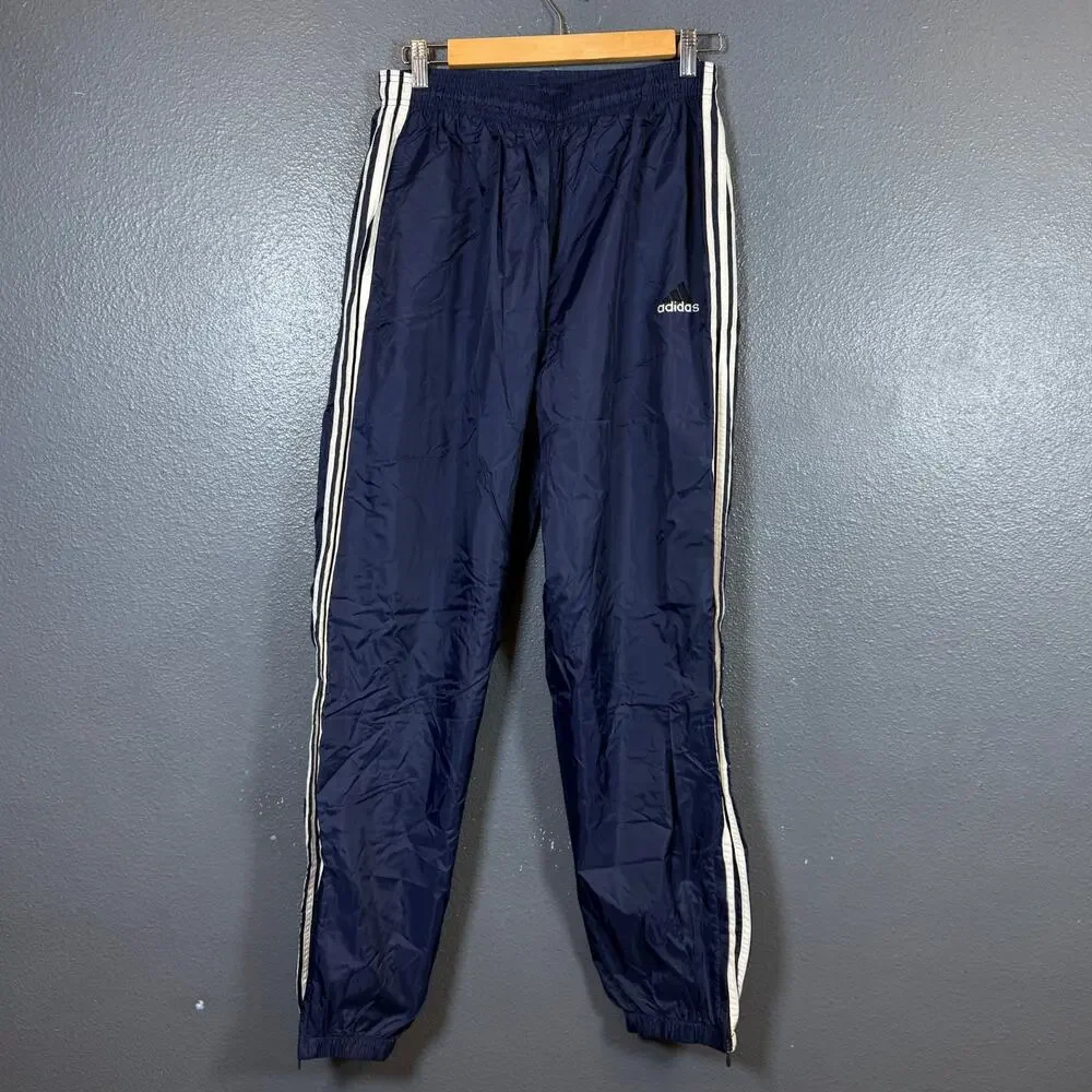 Adidas M Men’s blue vintage jogger y2k baggy sport pants streetwear gym hiking